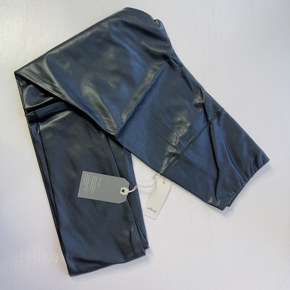 NWT Aritzia Wilfred leather leggings Size S/M - Picture 8 of 8